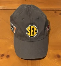 Southeastern Conference All Teams Hat Cap Strap Back NCAA Football Mens SEC