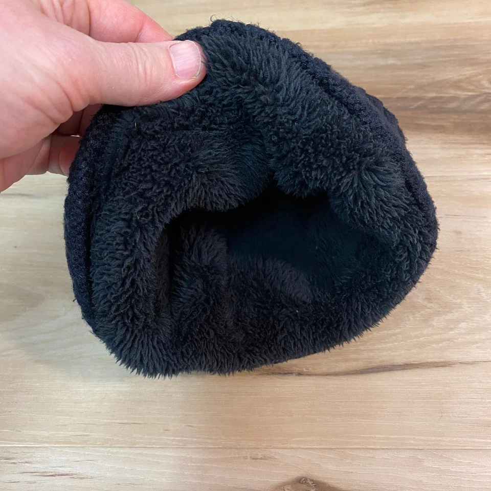 Nike Pom Pom Gorro Estampado Leopardo Sherpa Forrado Cálido Invierno Sombrero Mujer Talla Única Foto 3 de 4