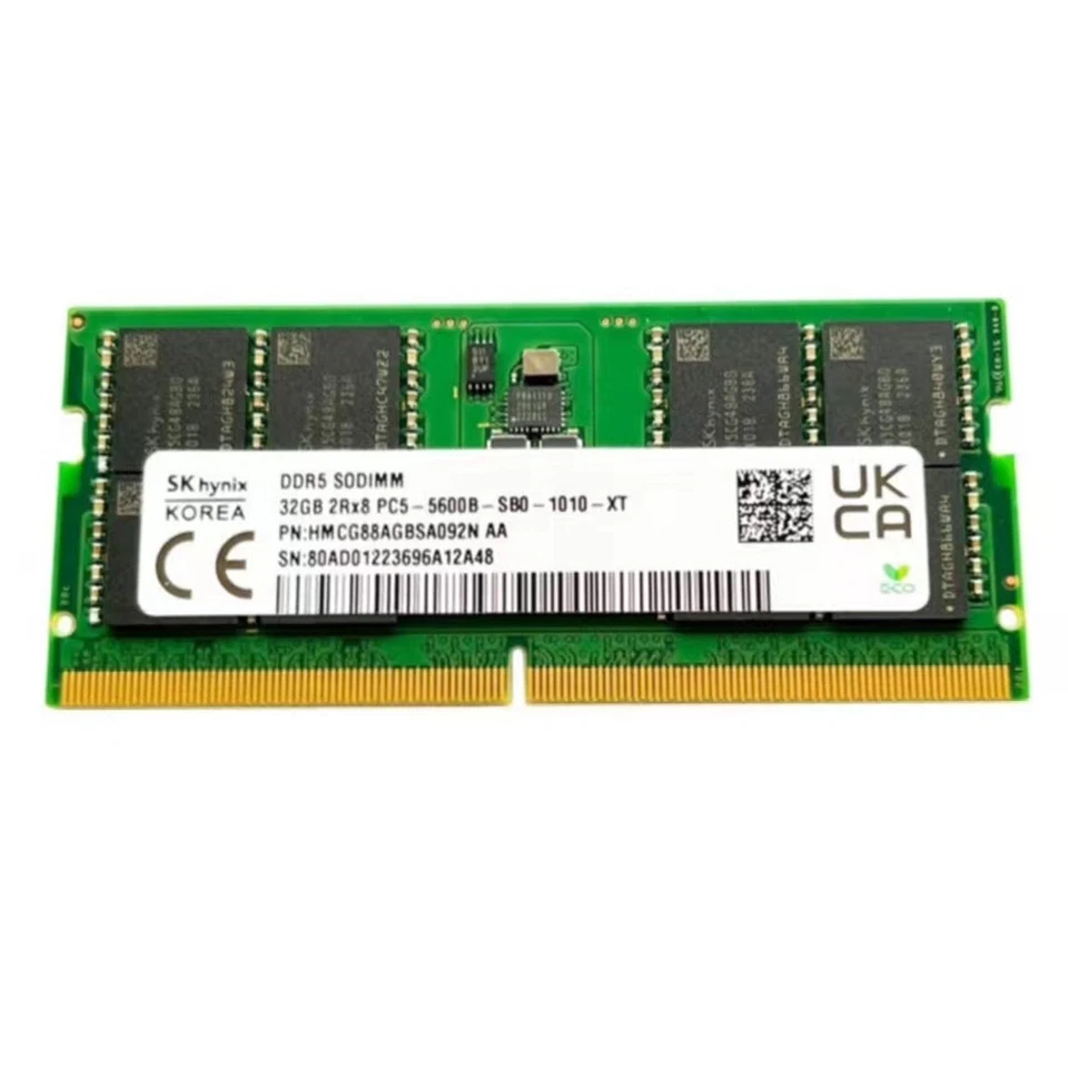 New Hynix 32GB DDR5 5600MHz PC5-44800 SODIMM Laptop Memory Ram HMCG88AGBSA092N - Image 2 of 4