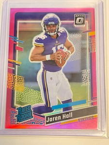 2023 Donruss Optic Rated Rookie Preview Pink Prizm Jaren Hall Rookie Minnesota