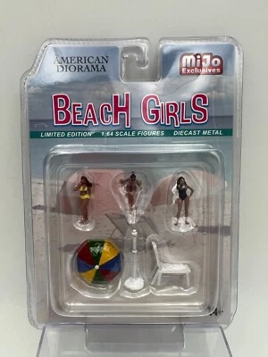 American Diorama 1:64 Figurines Filles De Plage - Photo 1/2