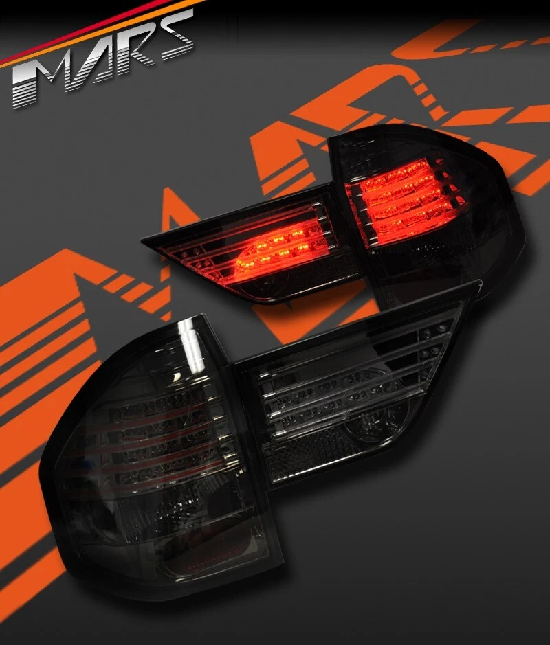 Full Smoked Led Tail lights with Garnish for BMW E83 X3 Pre LCI 2004-2007