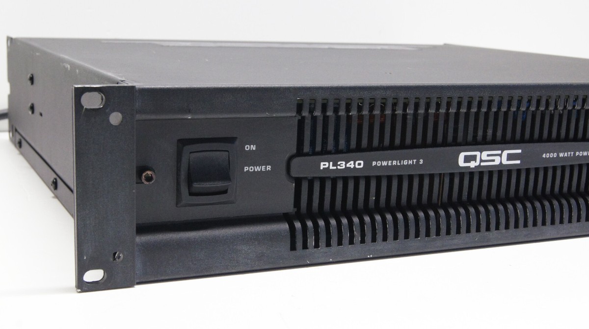 QSC PL-340 Powerlight 3 4000 watt Professional Audio Rack