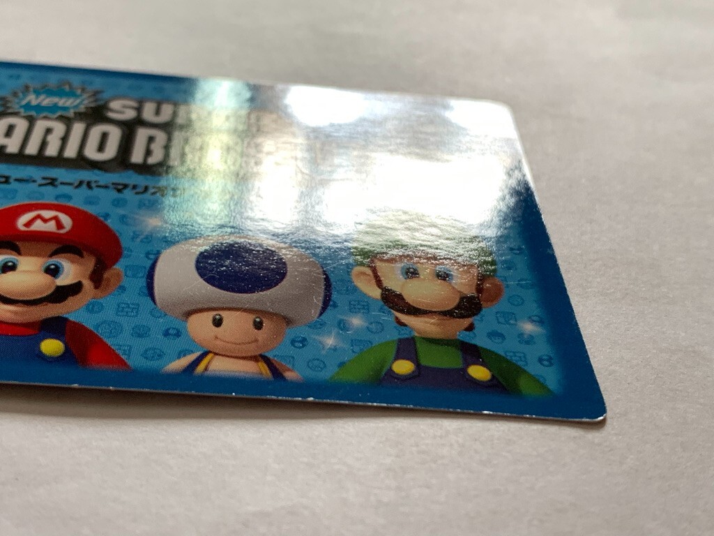 Thwomp New Super Mario Bros. U Nintendo Japanese Topps card Thwomp New Super Mario Bros. U Nintendo Japanese Topps card