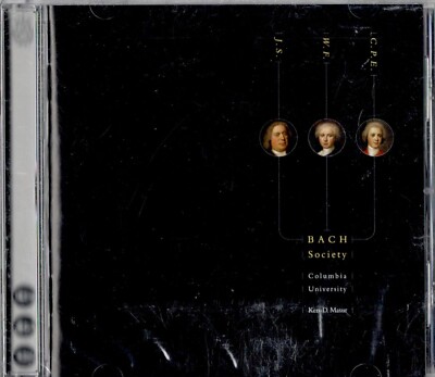 BACH SOCIETY - COLUMBIA UNIVERSITY - NEW CD