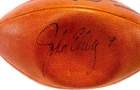 John Elway Signed Denver Broncos Full Size Football COA