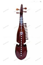 Indian Professional Afghani Rabab Tun Wood Designer Kabuli Rubab with Bag