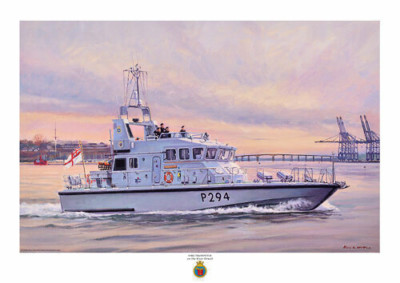 HMS Trumpeter A3 size art print 