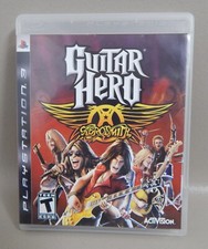 Guitar Hero Aerosmith PlayStation 3 PS3 2008 Complete W/ Manual Clean Tested