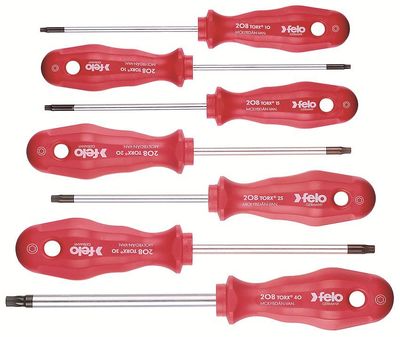 FELO 7-TEILIGES TORX-SCHRAUBENDREHER-SET (208 971 98) - 15 JAHRE GARANTIE!