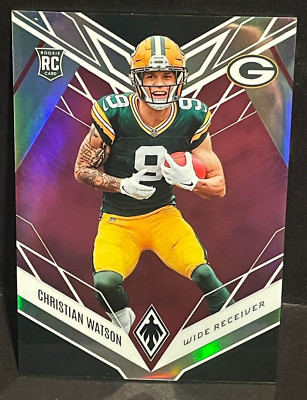 Christian Watson 2022 Phoenix Pink /199 #119 Rookie RC Green Bay Packers  JA  