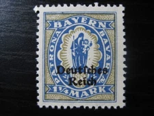 BAVARIA BAYERN DEUTSCHES REICH Mi. #130 mint MNH stamp! CV $2.40