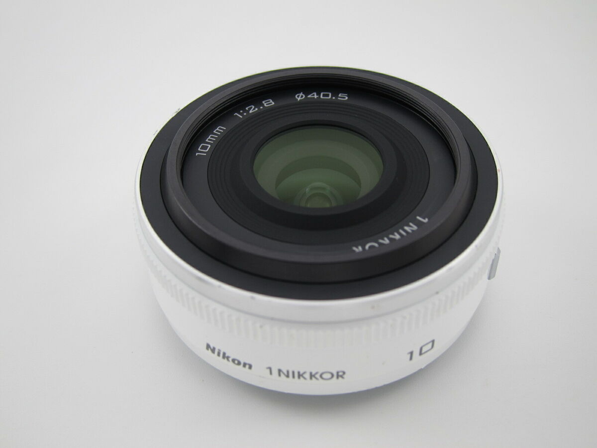 Nikon 1 NIKKOR 10mm f/2.8 Lens White Original For J1 J2 J3 Nikon 1 NIKKOR 10mm f/2.8 Lens White Original For J1 J2 J3