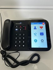 Clear Captions Blue Telephone For Hearing Impaired Amplified Captioning Phone