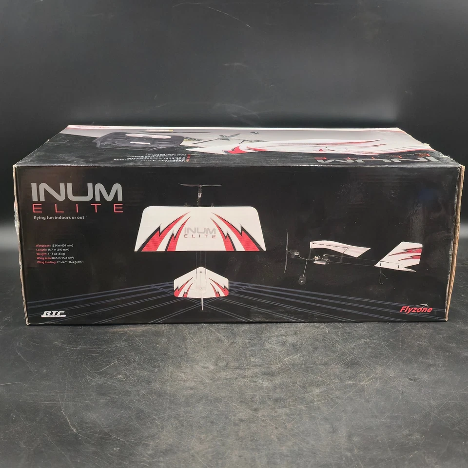 Flyzone Inum Elite RC Remote Control Indoor Electric Airplane RTF - Image 3 of 4