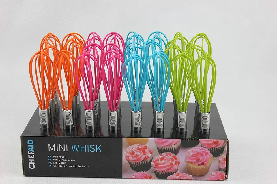 Chef Aid Mini Balloon Silicone & Stainless Steel Whisk Sauces Eggs Dressings - Изображение 3 из 4