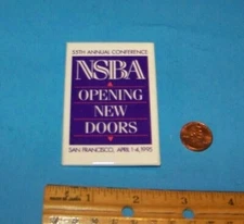 NSBA 55th Conference Vintage Button 1995   National School Boards Association