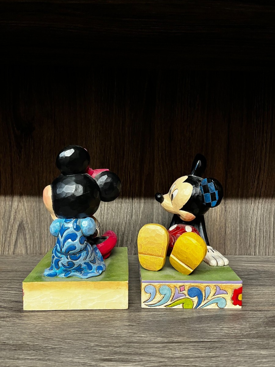 BOOKENDS Mickey & Minnie Mouse - Disney Showcase - Jim Shore