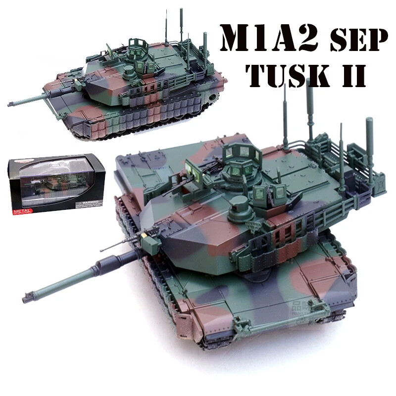 U.S. M1A2 タンク 迷彩モデル New 1:72 Scale U.S. Army M1A2 Abrams Main Battle Tank NATO