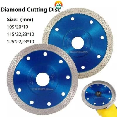 Diamond Cutting Disc 105/115/125mm Dry&Wet Ultra-thin Cut Porcelain Tile Turbo - Image 1 of 3