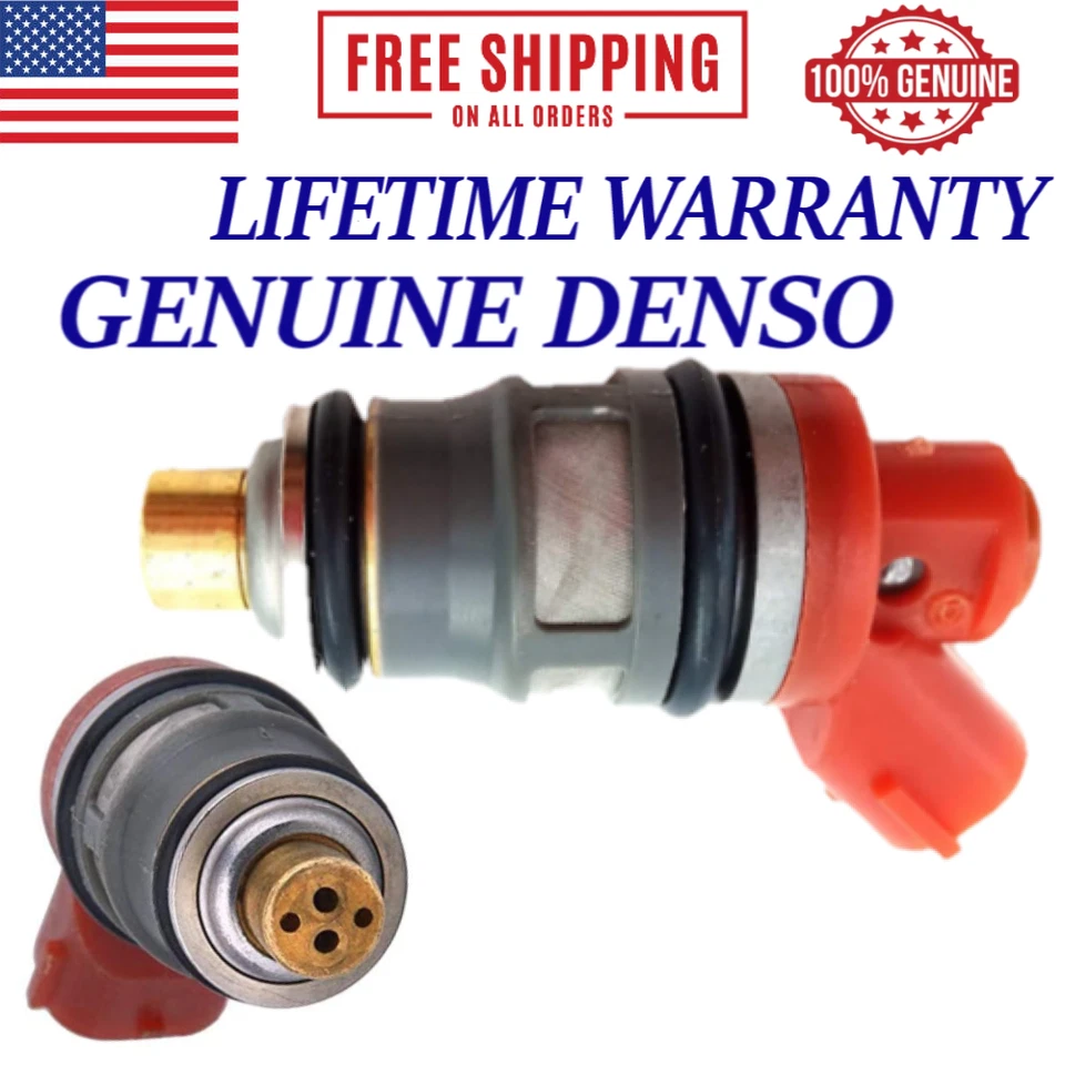 NEW 4 Pieces OEM DENSO Fuel Injectors For 1994-1997 Toyota Previa 2.4L I4 - Image 3 of 3