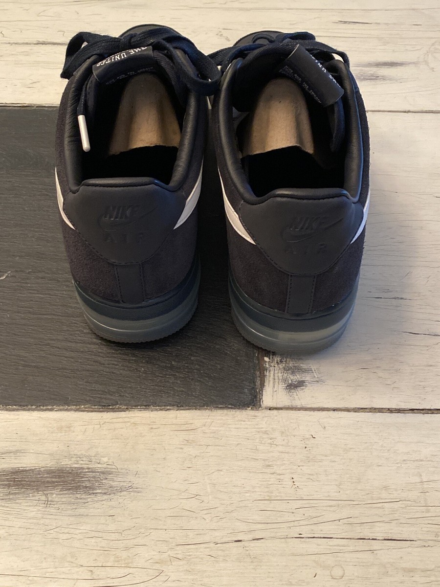 Nike Air Force 1 Shoes Men\'s Size 8 Blue Leather Low Max Air Sneakers 532252-410 Men main image 3