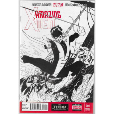 Amazing X-men #1 Mcguinness Sketch Variant