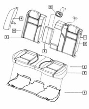 Genuine Mopar 2012-2014 Chrysler 300 Rear Sea...