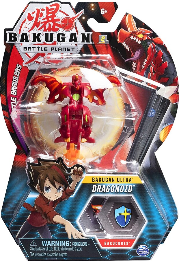 BAKUGAN Starter 3-Pack, Special Attack Dragonoid, Titanium Hammerhead