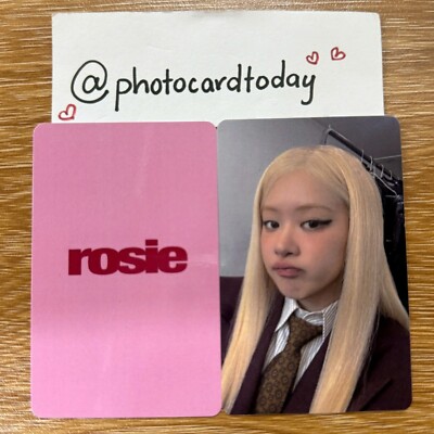 ROSIE BLACKPINK POP-UP STORE BEIJING CHINA POB OFFICIAL PHOTOCARD