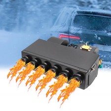 12v Car Truck Under Dash Ac Evaporator Assembly Heat Cool Unit 3 Speed 6 Port