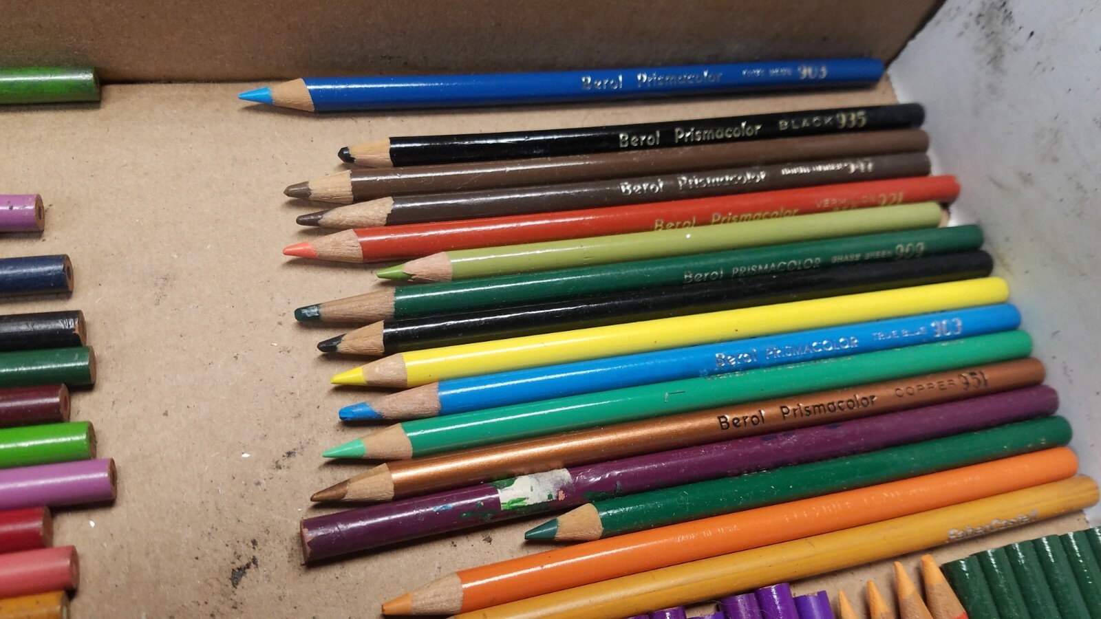 Huge Lot Artist Colored Pencils Eberhard Faber Castell Berol Venus