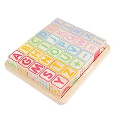 ABC Würfel / ABC Wooden Blocks - Bausteine aus Holz von Le Toy Van (PL101)