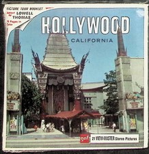 HOLLYWOOD California 3d View-Master 3 Reel Set - 21 Full Color 3D Images