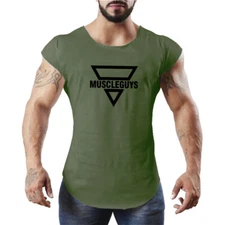 Men's Fitness Singlets Fashion Tank Top Stringer Bodybuilding Sports Clothes