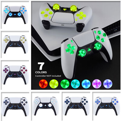 eXtremeRate Multi-Colors Buttons DTF V3 LED Kit for PS5 Controller BDM-010 & 020