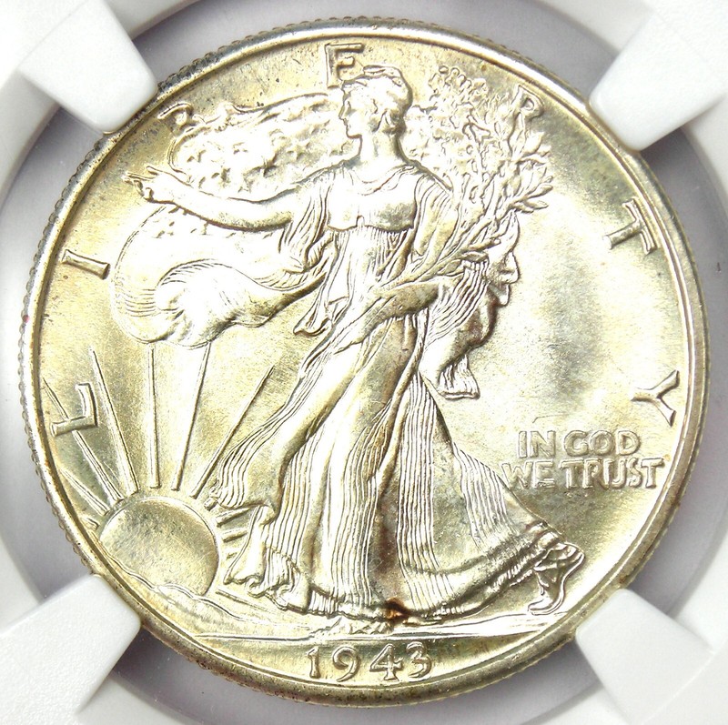 1943-D Walking Liberty Half Dollar 50C - NGC MS67+ Plus Grade - $1,650 Value!