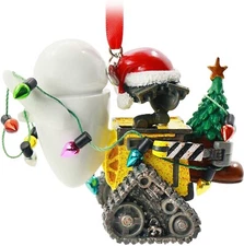 NEW Disney Store 2020 WALL-E and E.V.E. Santa Sketchbook Ornament Wall E Eve