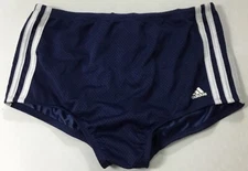 Adidas Men Mesh Drag Swim Brief AMX8626 Navy Blue Size 30 IN BOX