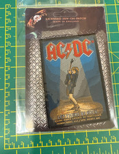 Image of AC/DC Let There Be Rock Woven Sew On Patch Officially Licensed Patch