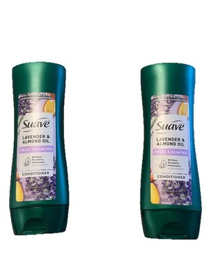 Suave Lavender & Almond Oil Frizz Calming Conditioner 12.6oz X2