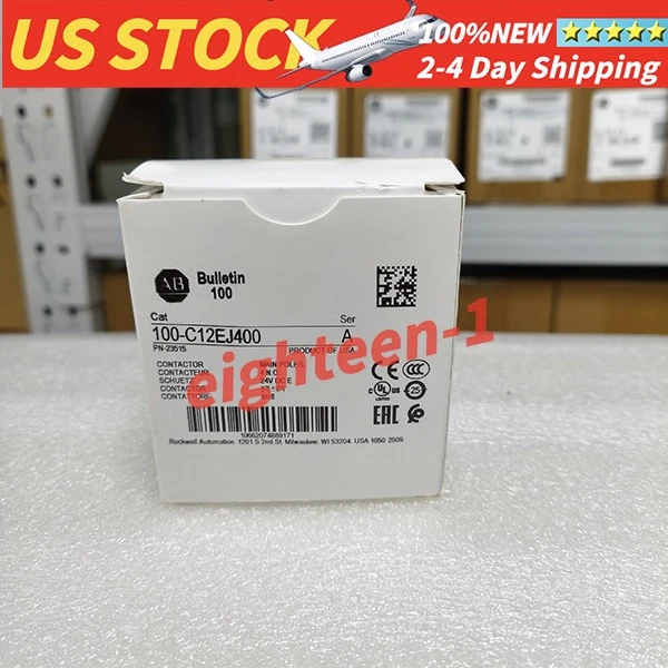 Brand NEW Allen-Bradley 100-C12EJ400 Contactor Free Shipping - thumbnail 2