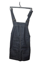AG Adriano Goldschmied Jean Dress Womens Small Blue Pinafore Mini USA Made NEW