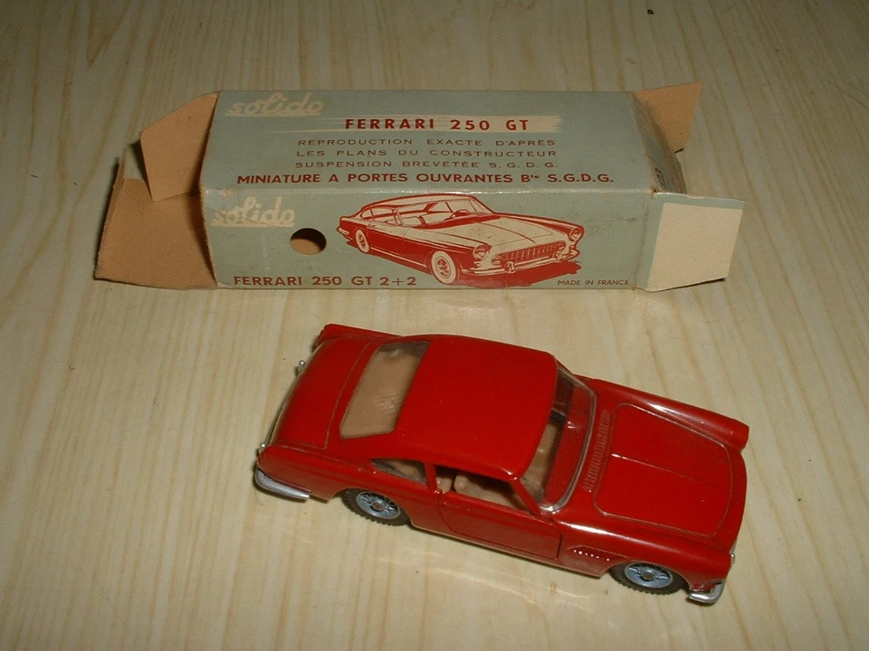 SOLIDO SERIE 100 ++ FERRARI 250 GT PHARE DIAMANT ++ 123 - 1/43 - Photo 2/4