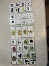 Lot of 40 Quickutz 2" x 2" Tabbed Cutting Dies, Boys Bunch Misc, Some Brand New