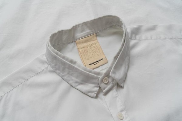 Men Wooyoungmi Shirt White Nylon 40 /L / 48