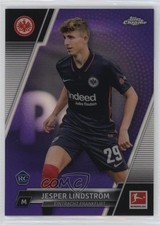 2021 Chrome Bundesliga Purple Refractor /299 Jesper Lindstrom Lindström #37 0z4v