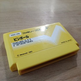 [FC] Pinball Silver Box with box theory Famicom *Inner box missing