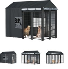 Outdoor Dog Kennel Cover Full for 8Dx4Wx6H Cages
