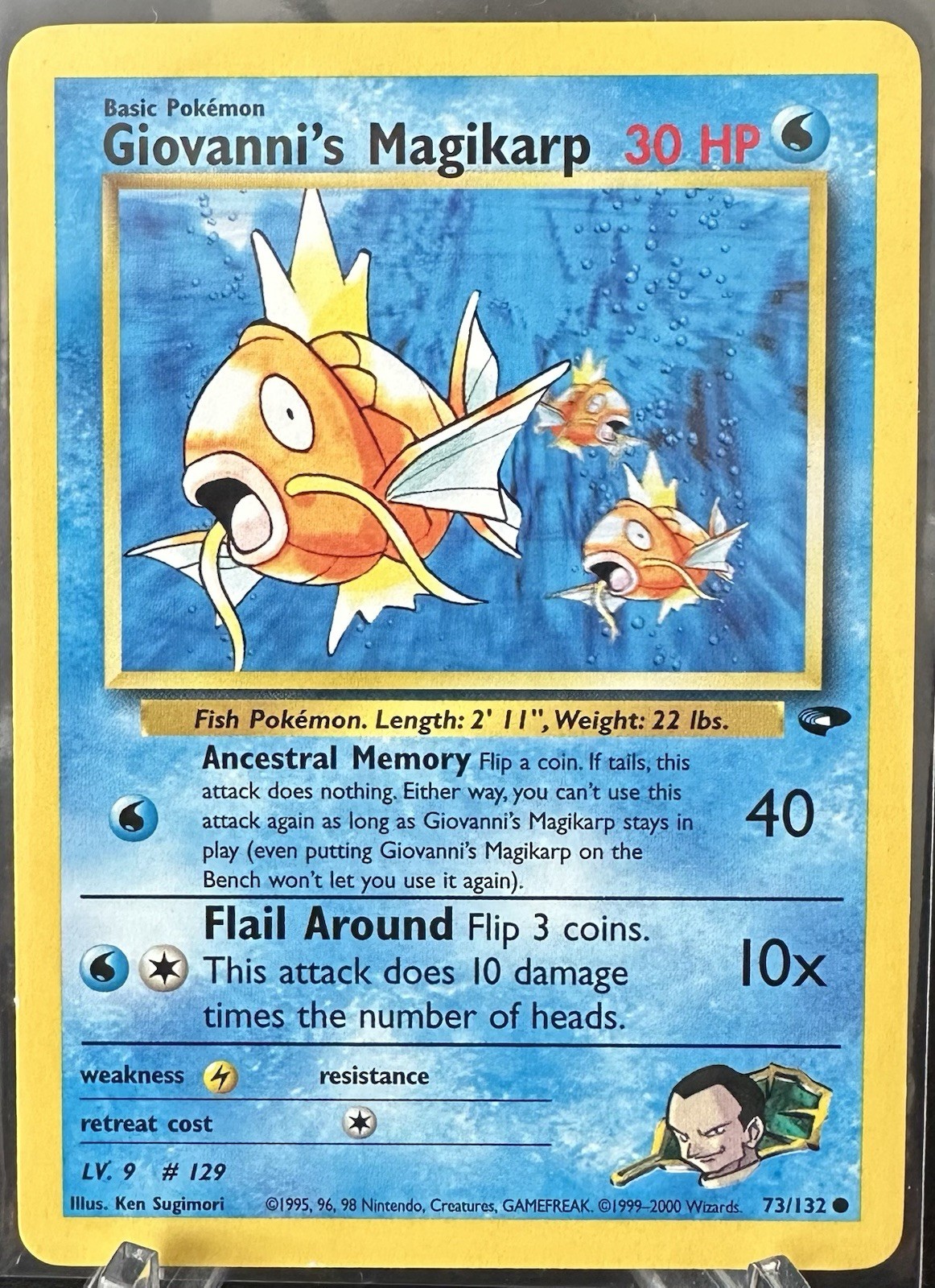 Giovanni's Magikarp 73/132 Gym Challenge Regular